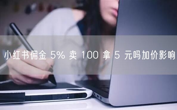 小红书佣金 5% 卖 100 拿 5 元吗加价影响